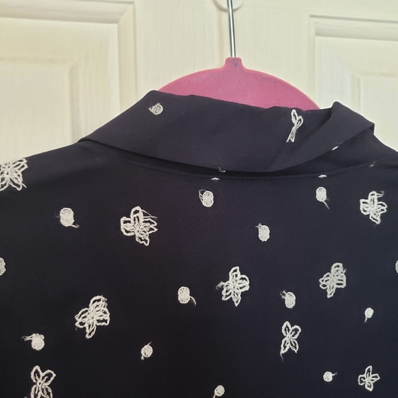 EUC ZARA Embroidered Peplum Blouse - Picture 10 of 10